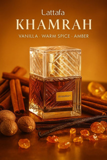 عطر خمره قهوه از برند لطافه _ لوزی، گرمی(دکانت)- Khamrah