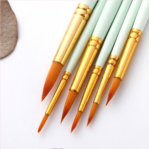 ست 6 عددی قلمو هنری پاستلی سرگرد