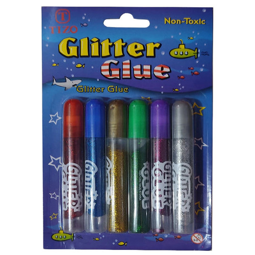 چسب اکلیلی 6 رنگ تیزو