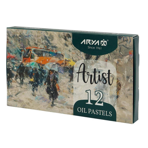 پاستل روغنی 12 رنگ آرتیست آریا کد 2601
