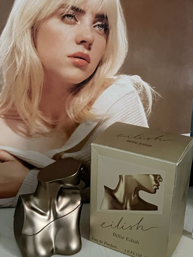 عطر بیلی آیلیش ایلیش طلایی _ لوزی، گرمی(دکانت)| Billie Eilish Eilish