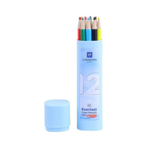 مداد رنگی 12 رنگ کریتورز کلاس (سی کلاس) مدل اتودی به همراه تراش