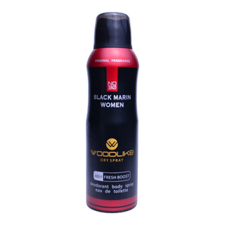اسپری بدن زنانه وودلایک مدل بلک مارین(باکارات رژ) حجم 200 میلی لیتر